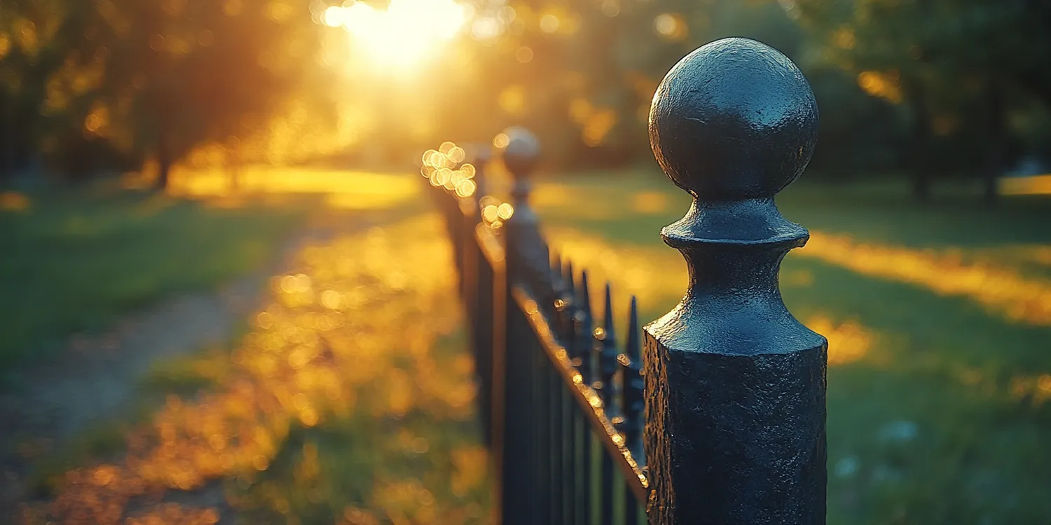 Gartenzaun Metall Polen