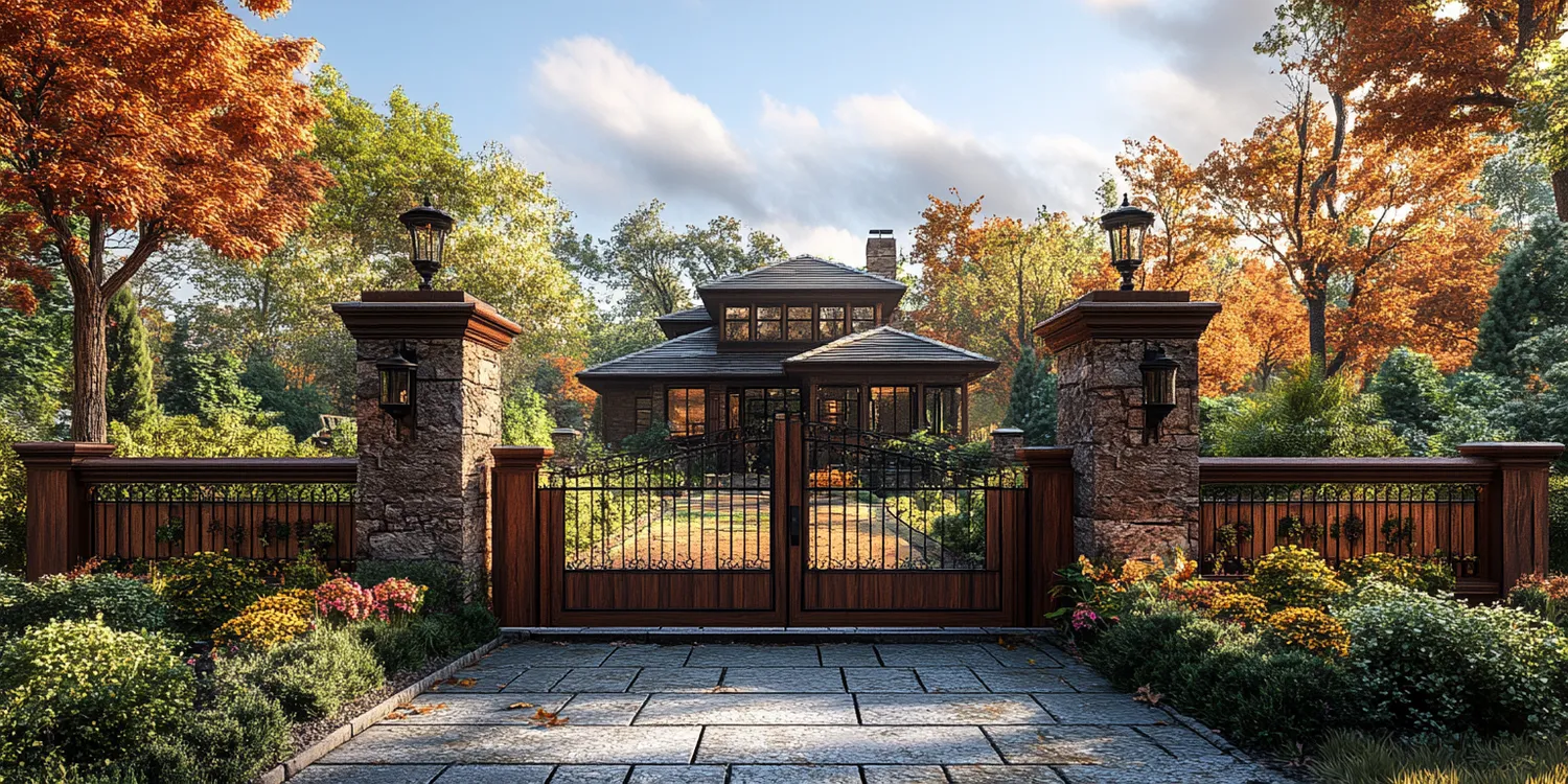 Metallzaun aus Polen